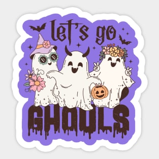 Let's Go Ghouls Sticker